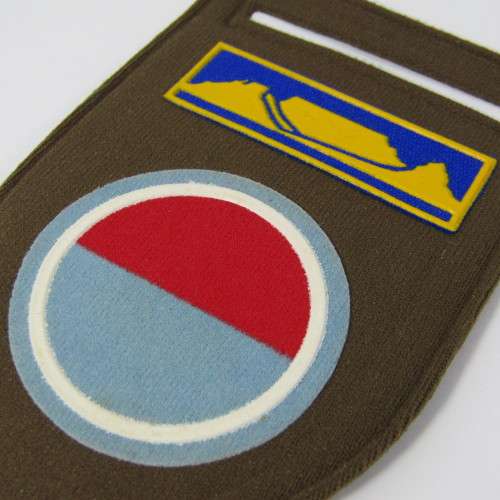 SADF Anti Aircraft Charlie Company tupperware flash with Western Province Command bar