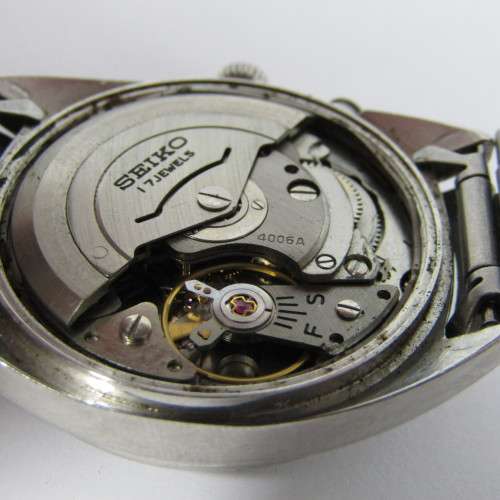 Vintage Seiko Bell-Matic 4006-6010 daylite mens watch - working