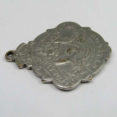 1911 Coronation Glasgow celebration fob medallion