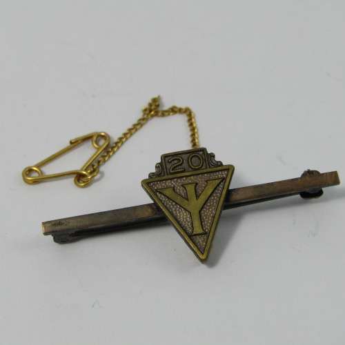 Yscor 20 Years Service brooch pin