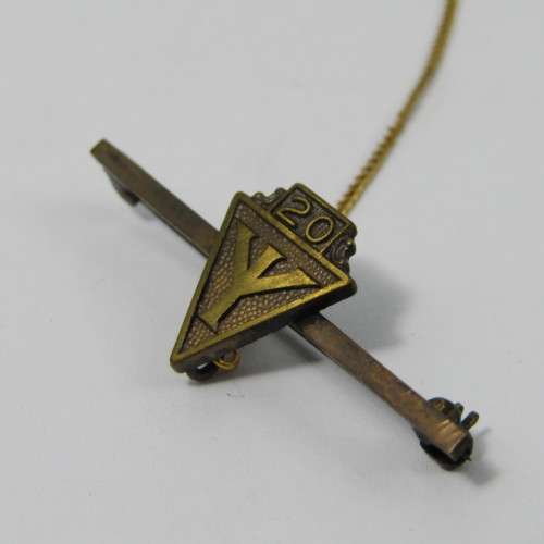 Yscor 20 Years Service brooch pin