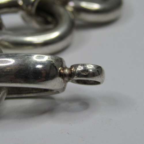 Thick Sterling Silver bracelet - weighs 63,5g - 20cm