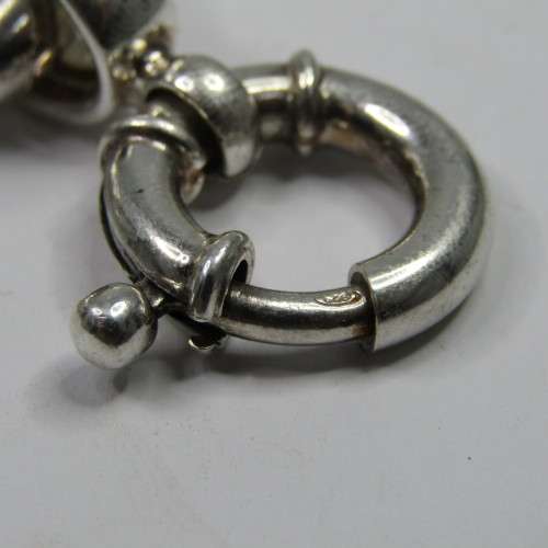 Thick Sterling Silver bracelet - weighs 63,5g - 20cm