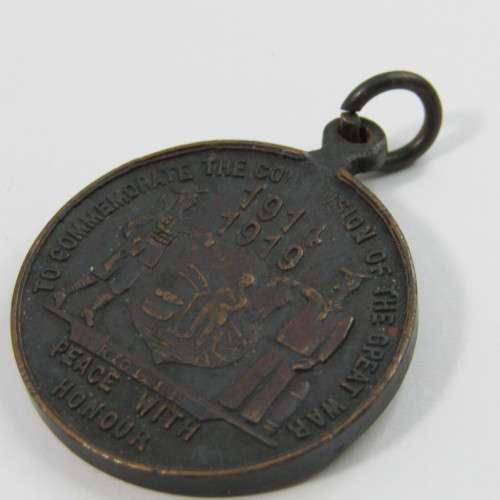 1914-1918 Commemoration of The Great War 1919 medallion