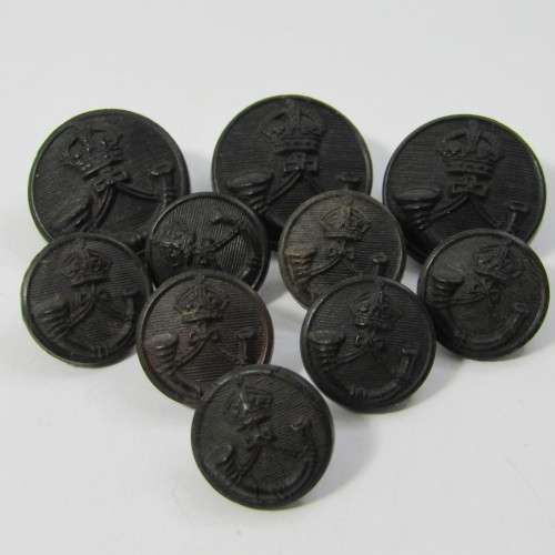 Lot of 10 Kaffrarian Rifles uniform buttons - pre 1961