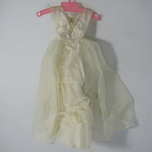 Barbie doll wedding  dress with veil