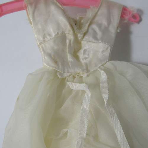 Barbie doll wedding  dress with veil