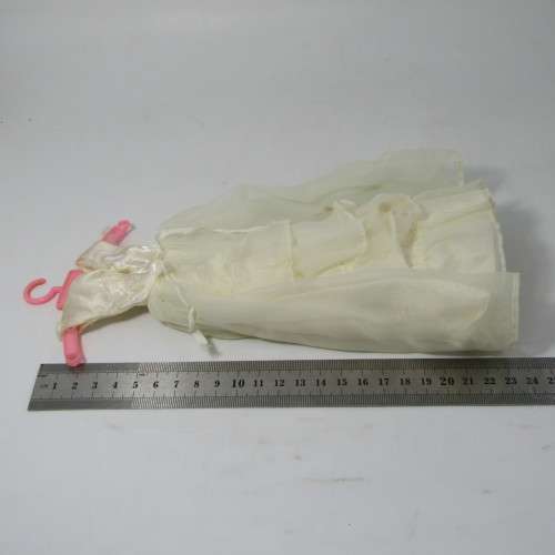 Barbie doll wedding  dress with veil