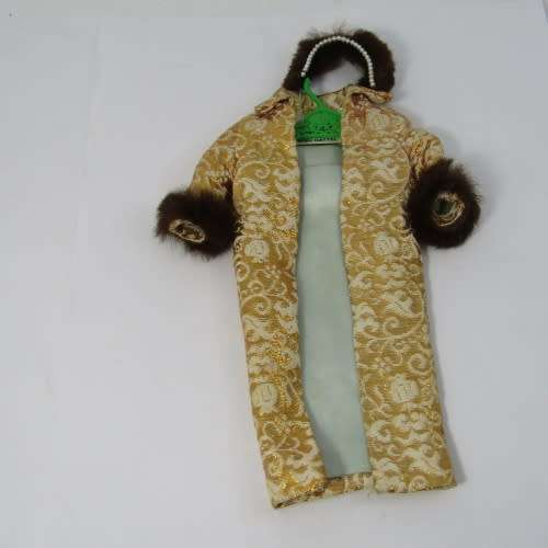 Barbie doll dress with coat and head band