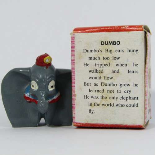 Vintage Disneykins Dumbo miniature figurine in box