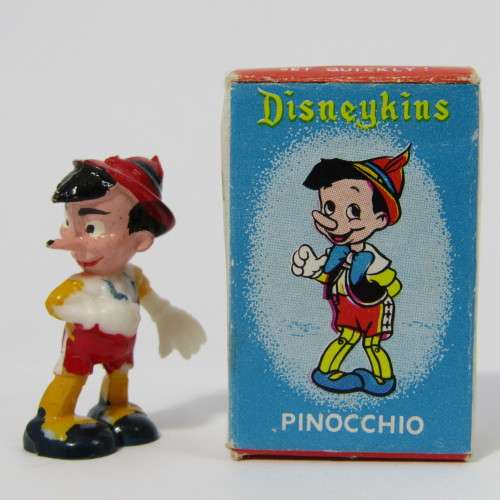 Vintage Disneykins Pinocchio miniature figurine in box