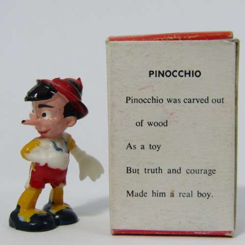 Vintage Disneykins Pinocchio miniature figurine in box
