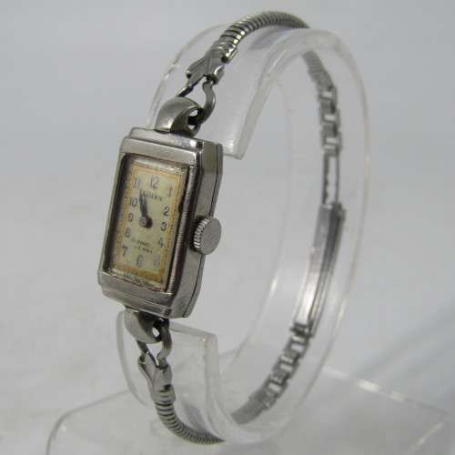 Antique Rolex ladies manual wind wristwatch - rectangular - not running