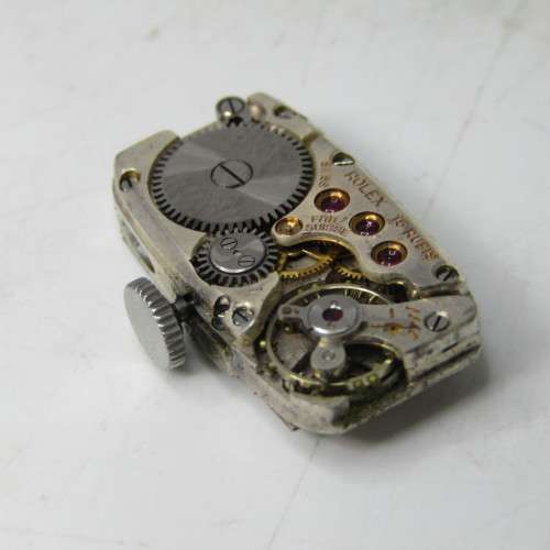 Antique Rolex ladies manual wind wristwatch - rectangular - not running