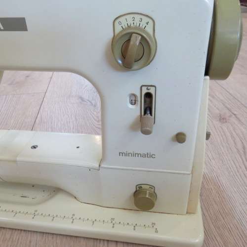 Vintage Bernina Mini-Matic electric sewing machine in case