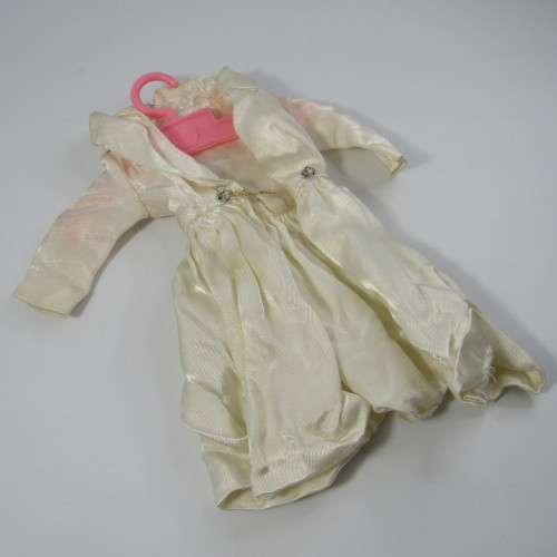 Barbie doll white coat with hat