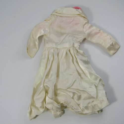 Barbie doll white coat with hat