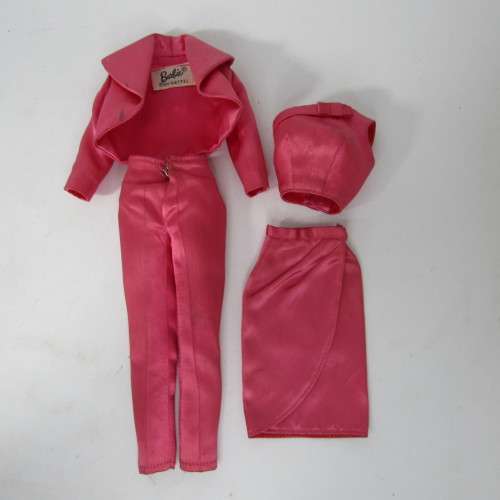 Barbie doll pink clothing set