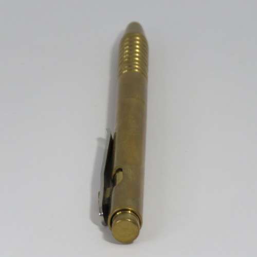 Handmade brass ball point pen - needs refill
