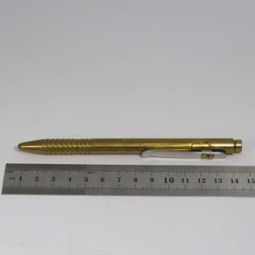 Handmade brass ball point pen - needs refill