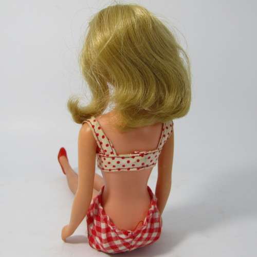 1966 Barbie series - Francie Straight leg doll - marked 1965 Mattel - in original box