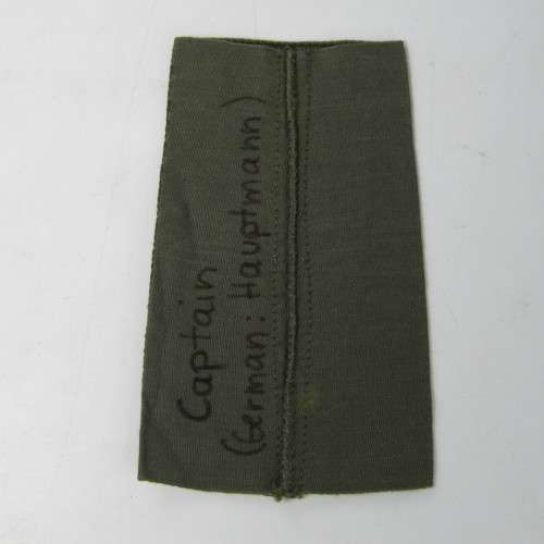 Lot of 5 German Bundeswehr rank epaulettes