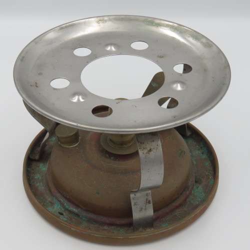 Vintage copper parafine / lampoil stove with pot