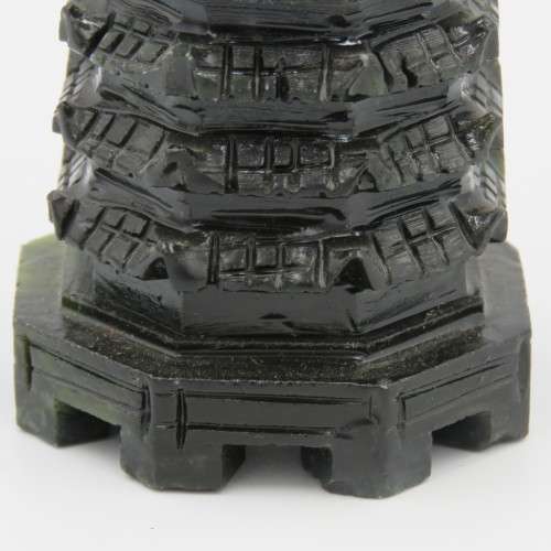 Vintage Jade stone carving of Chinese Immortals of wisdom