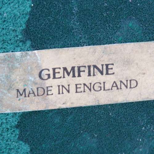 Vintage brass paraffin lamp with funnel and glass shade ( Height - 46 cm)