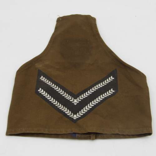 Pair of SADF corporal rank brassards with infantry company badge