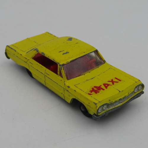 Lesney Matchbox #20 Chevrolet Impala Taxi die-cast toy car