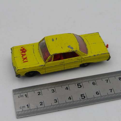Lesney Matchbox #20 Chevrolet Impala Taxi die-cast toy car