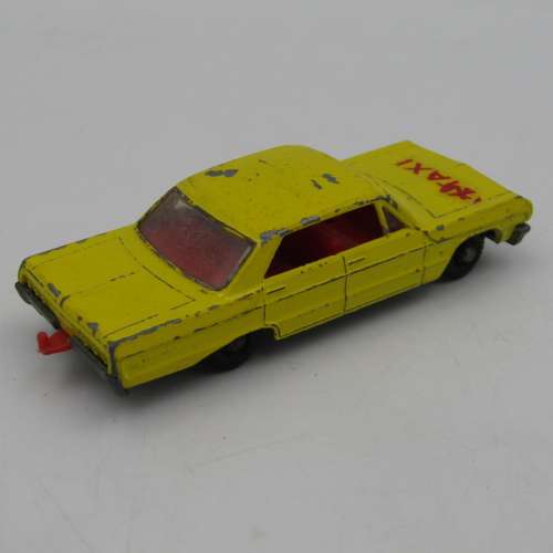 Lesney Matchbox #20 Chevrolet Impala Taxi die-cast toy car