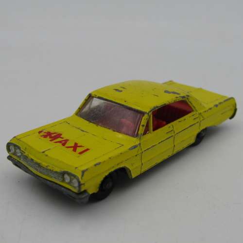 Lesney Matchbox #20 Chevrolet Impala Taxi die-cast toy car