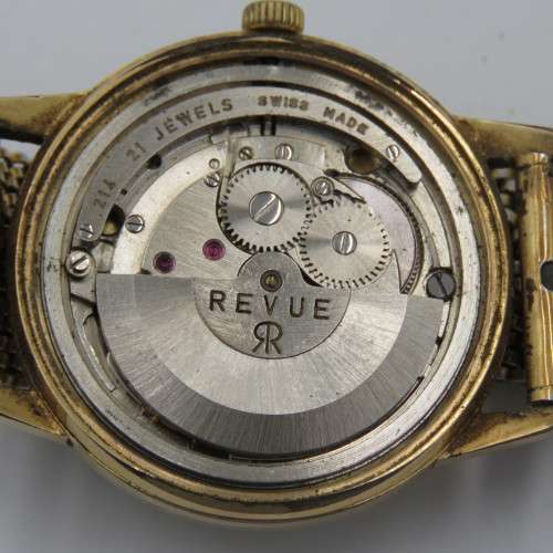 Vintage Revue Sea Eagle automatic men`s watch with date - working