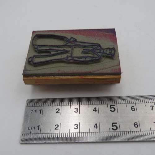 Lot of 9 rubber stamps - Vintage