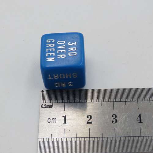 Set of Gholf Dice in leather pouch