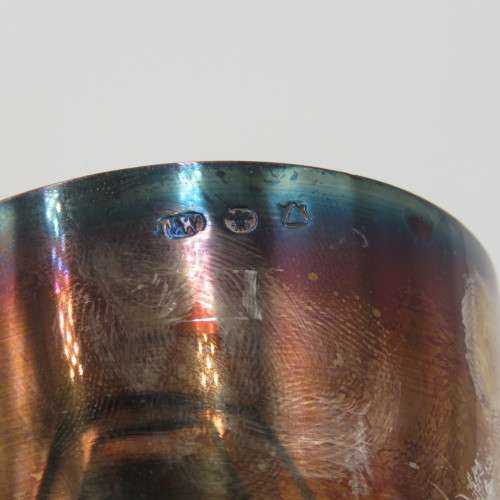 Lot of 2 cups that belonged to H.E Fletcher who recieved a Distinguished Flying cross in WW1