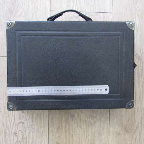 Antique His Masters Voice portable gramophone - working - very good  condition