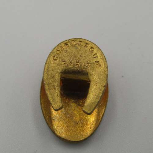 Vintage French Rugby federation button hole badge