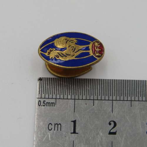Vintage French Rugby federation button hole badge