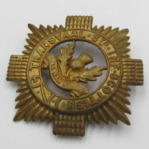 Transvaal Scottish 8th Infantry cap badge