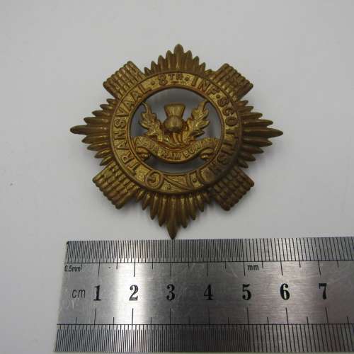 Transvaal Scottish 8th Infantry cap badge