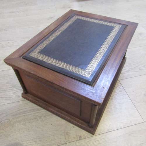 Beautiful wooden coin case with drawers and 100 slots for coins up to 43mm - no key
