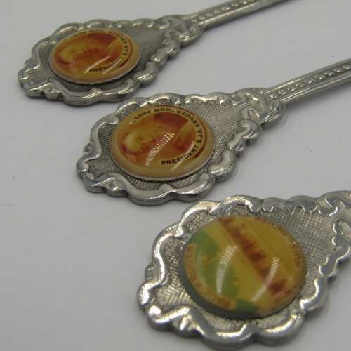 Lot of 3 Paul Kruger souvenir spoons