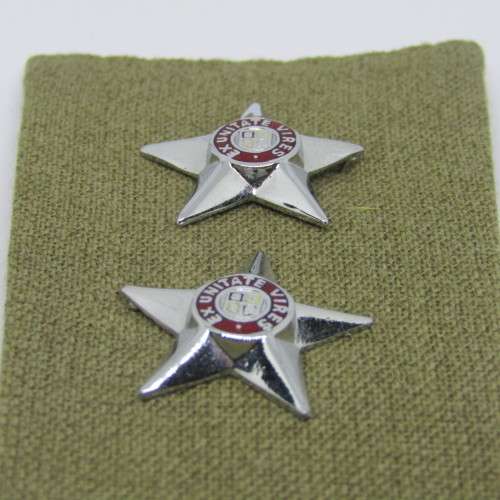 Pair of SADF Lieutenant rank step out epaulettes