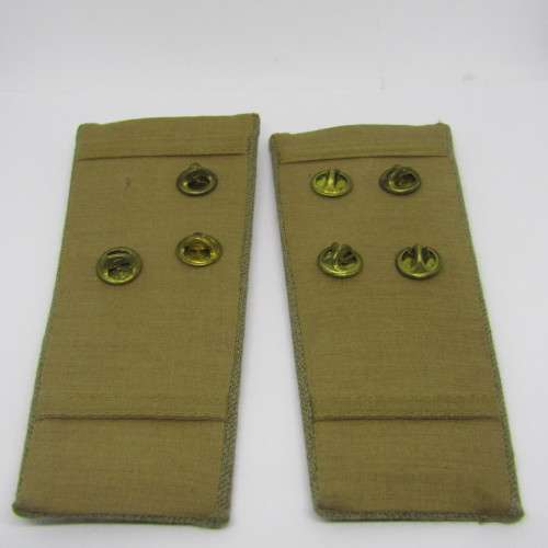 Pair of SADF Lieutenant rank step out epaulettes