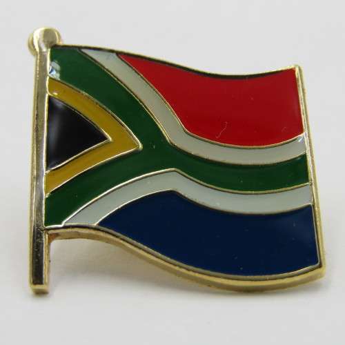 South African flag pin badge