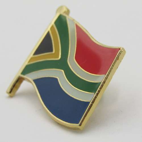 South African flag pin badge