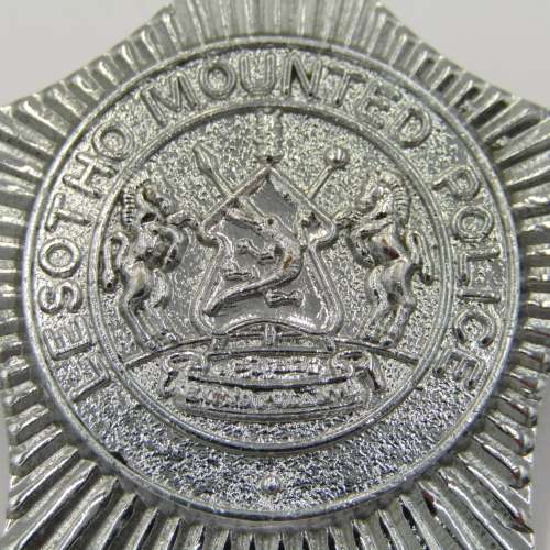 Lesotho Mounted Police cap badge